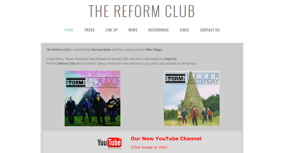 The Reform Club - NOW OFFLINE