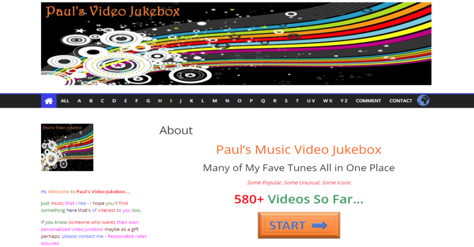 Paul's Music Video Jukebox