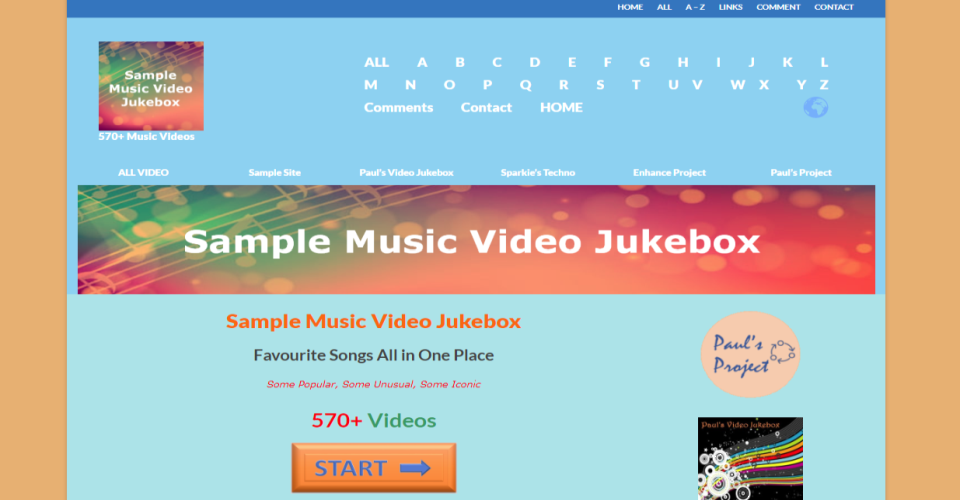 Sample Music Video Jukebox