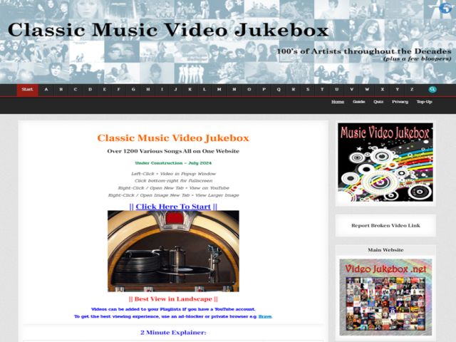 Classic Video Jukebox